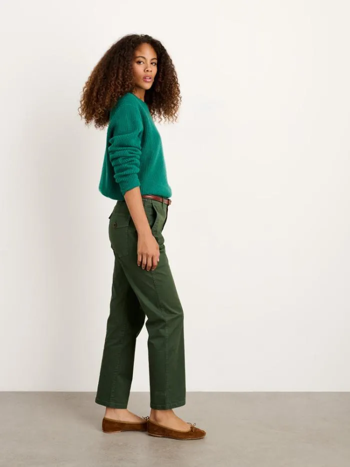 Alex Mill Pants Nellie Straight Leg Pant In Chino Pine Needle 8211 Women