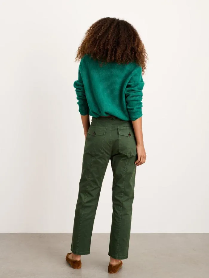 Alex Mill Pants Nellie Straight Leg Pant In Chino Pine Needle 8211 Women