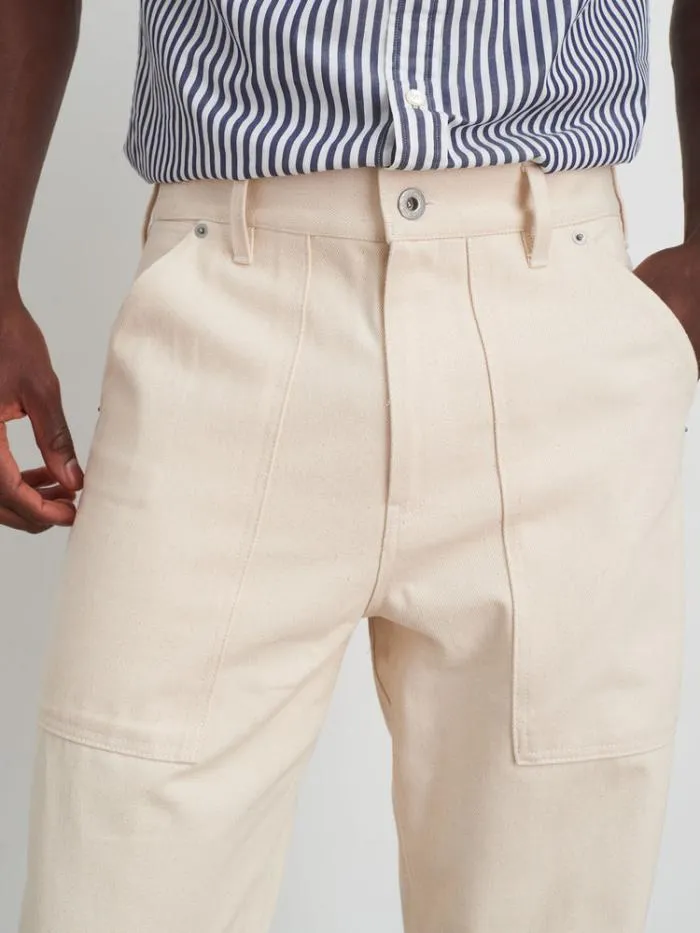 Alex Mill Pants Painter Pant In Recycled Denim Natural 8211 Men