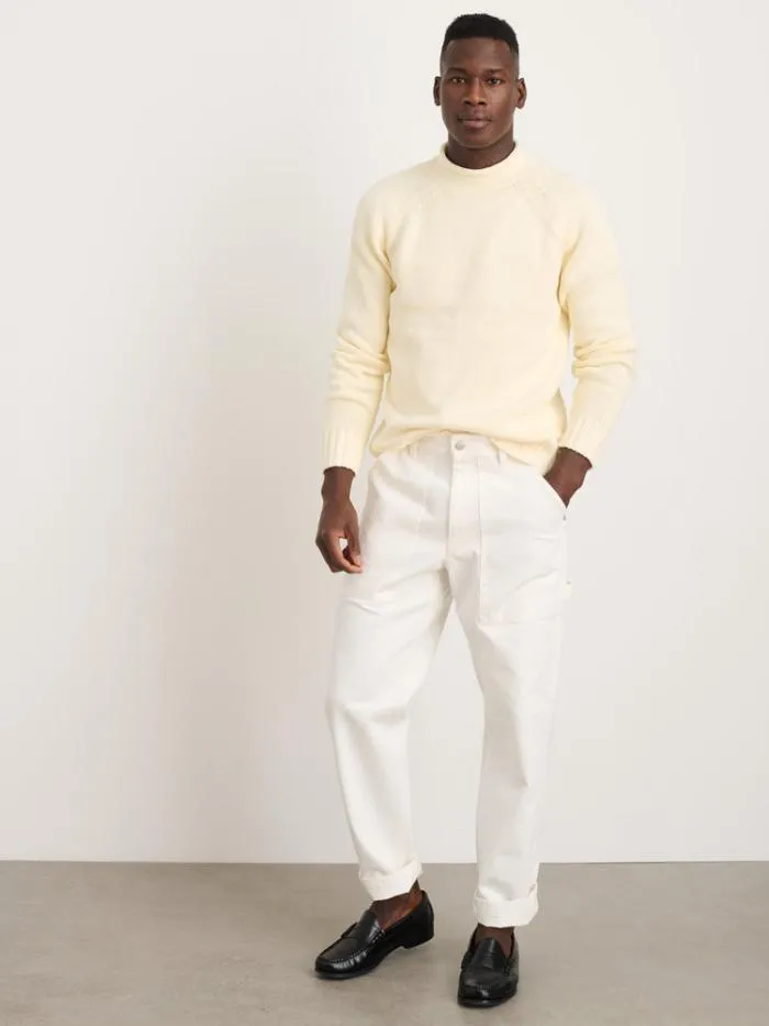 Alex Mill Pants Painter Pant In White Denim 8211 Men