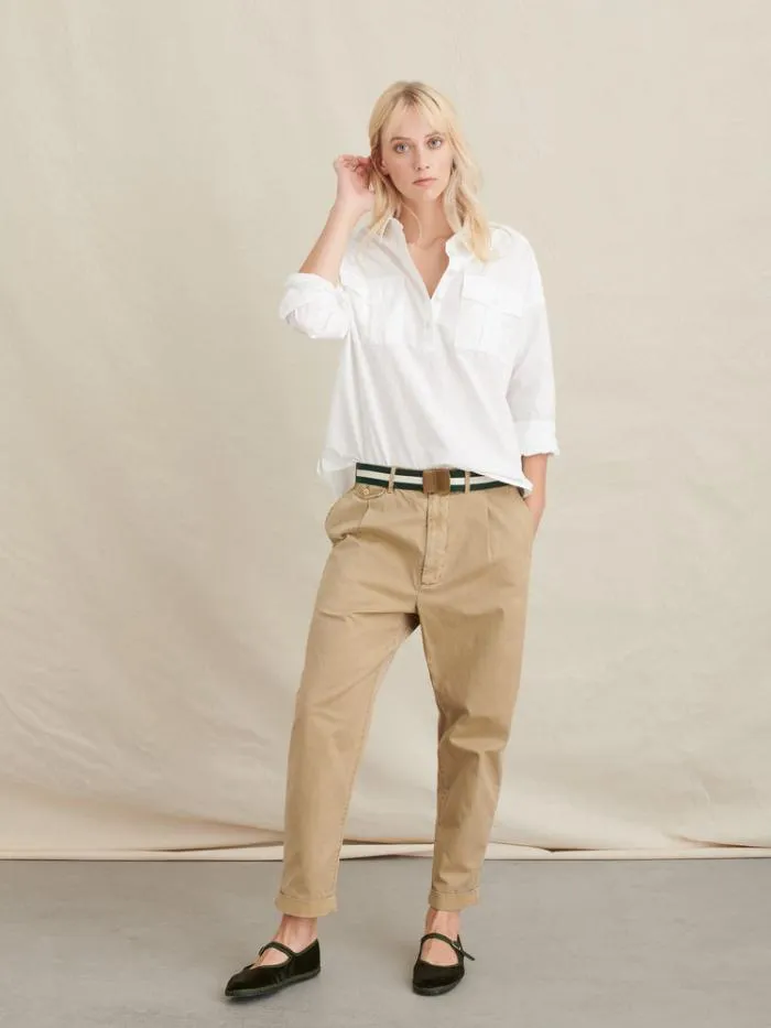 Alex Mill Pants Standard Pleated Pant In Chino Vintage Khaki 8211 Men