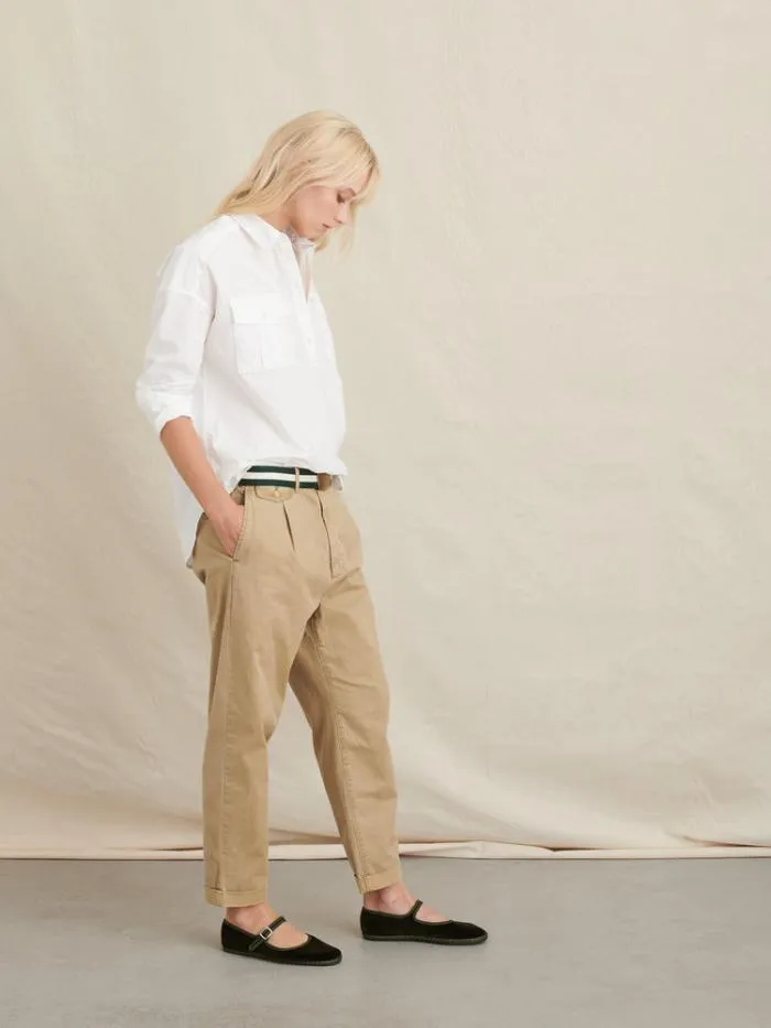 Alex Mill Pants Standard Pleated Pant In Chino Vintage Khaki 8211 Men