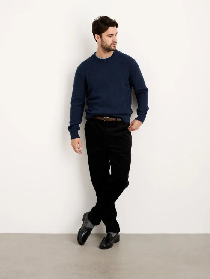 Alex Mill Pants Standard Pleated Pant In Corduroy Long Inseam Black 8211 Men