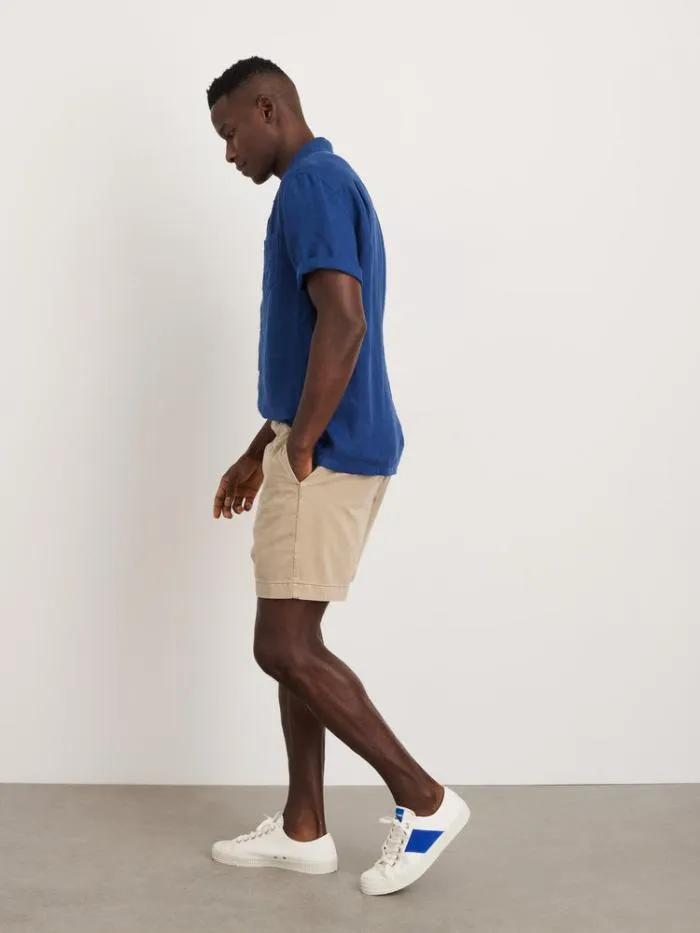 Alex Mill Shirts Camp Shirt In Linen French Navy 8211 Men