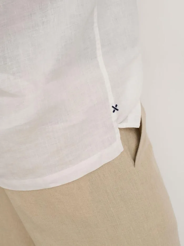 Alex Mill Shirts Camp Shirt In Linen White 8211 Men