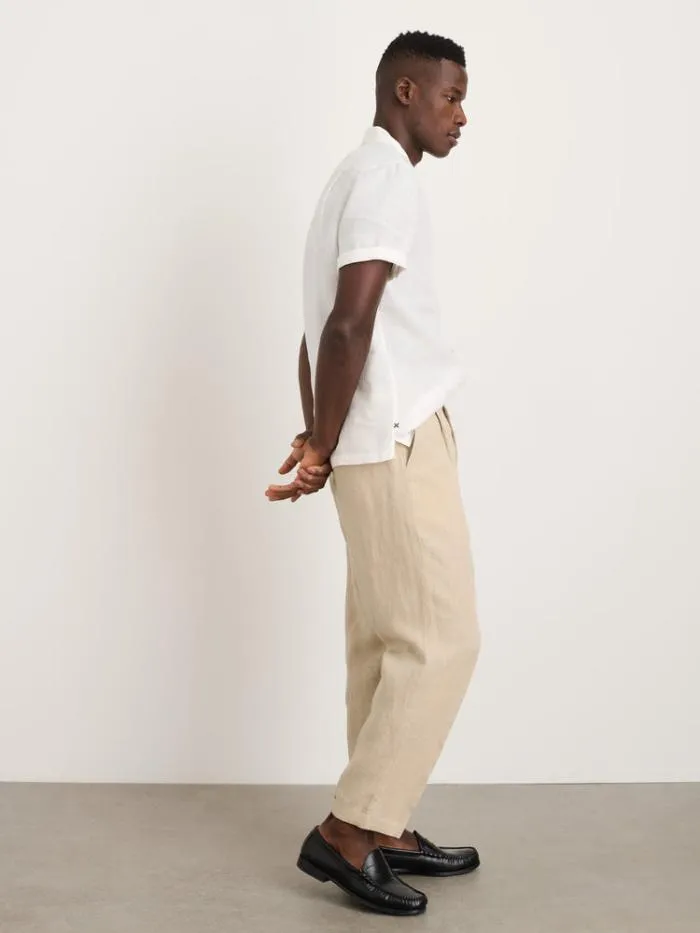 Alex Mill Shirts Camp Shirt In Linen White 8211 Men