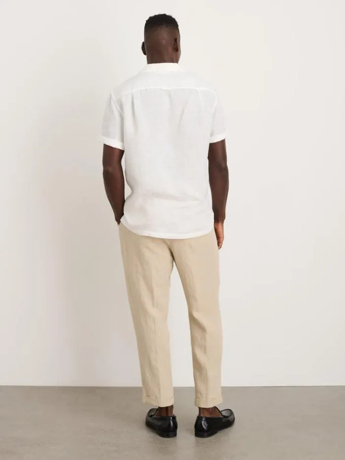 Alex Mill Shirts Camp Shirt In Linen White 8211 Men