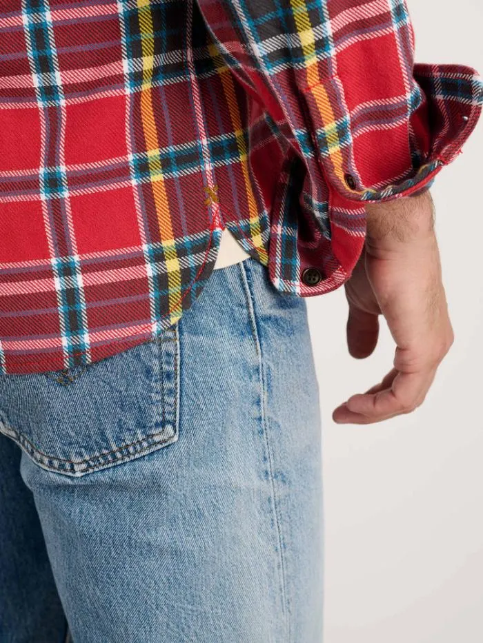 Alex Mill Shirts Chore Shirt In Red Plaid Flannel 8211 Men