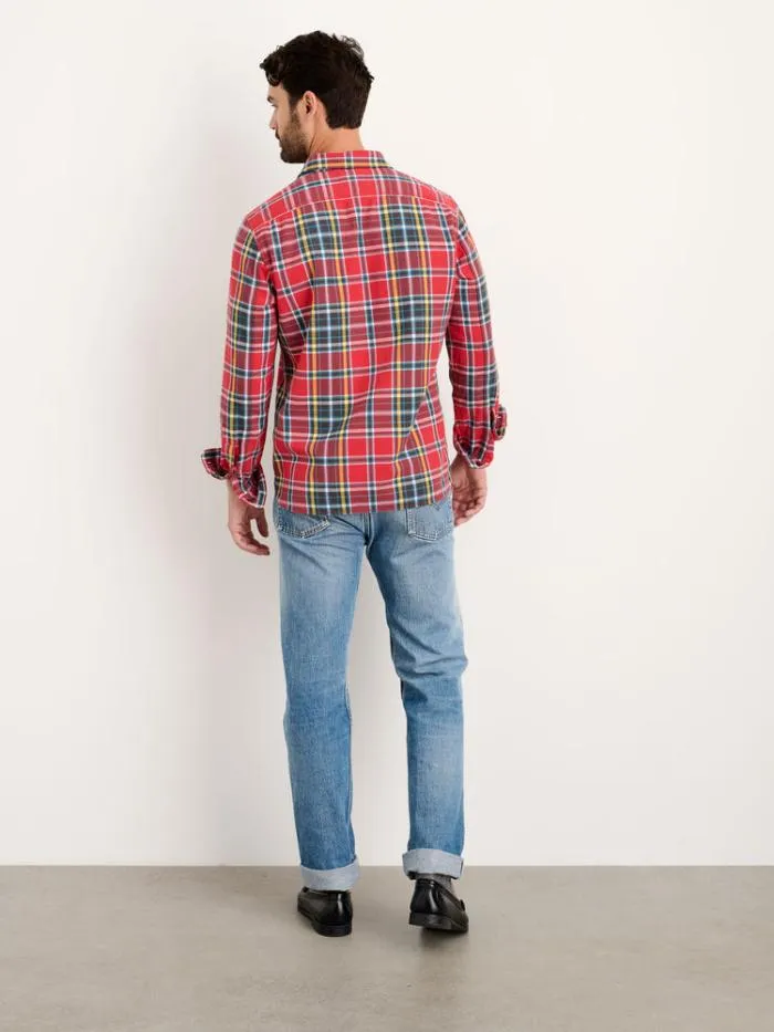 Alex Mill Shirts Chore Shirt In Red Plaid Flannel 8211 Men