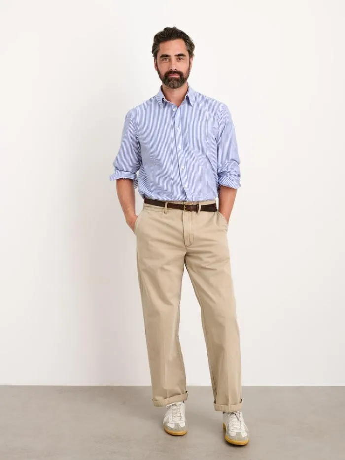 Alex Mill Shirts Mill Shirt In Striped Portuguese Poplin Bluewhite 8211 Men