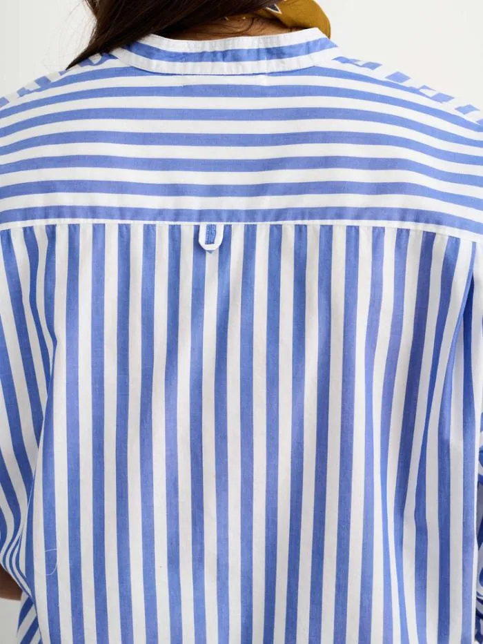Alex Mill Shirts Tops Jo Striped Shirt In Cotton Bluewhite 8211 Women