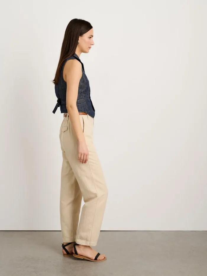 Alex Mill Shirts Tops Suitish Vest In Linen Herringbone 8211 Women