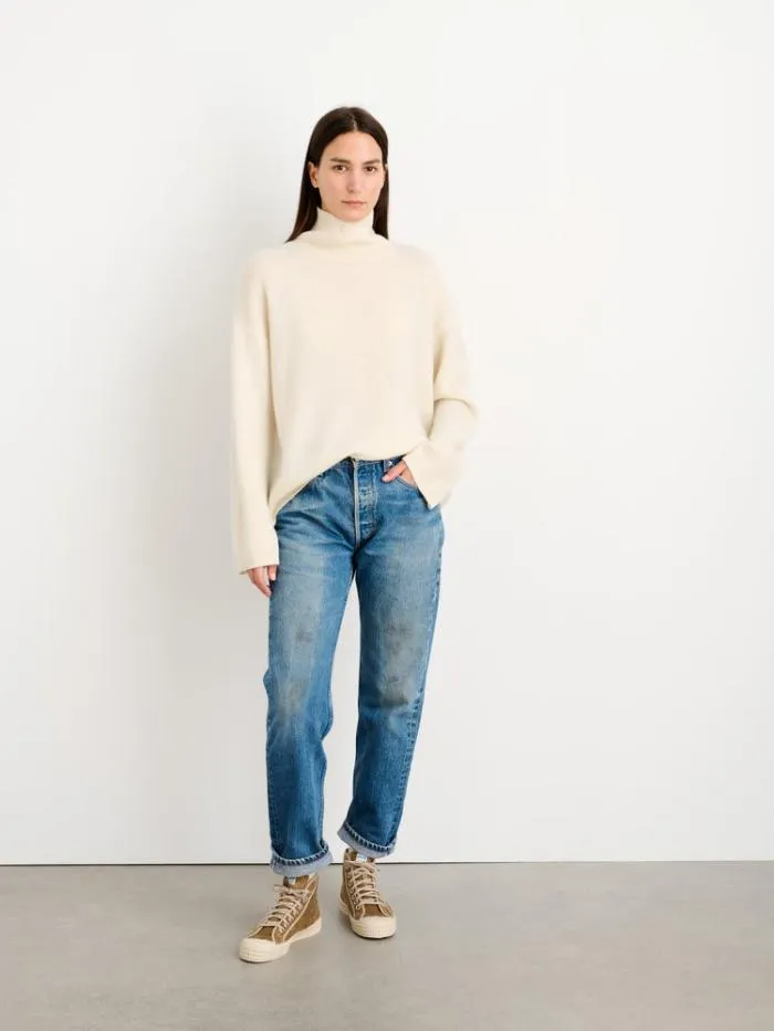 Alex Mill Sweaters Cecile Turtleneck In Cashmere Ivory 8211 Women