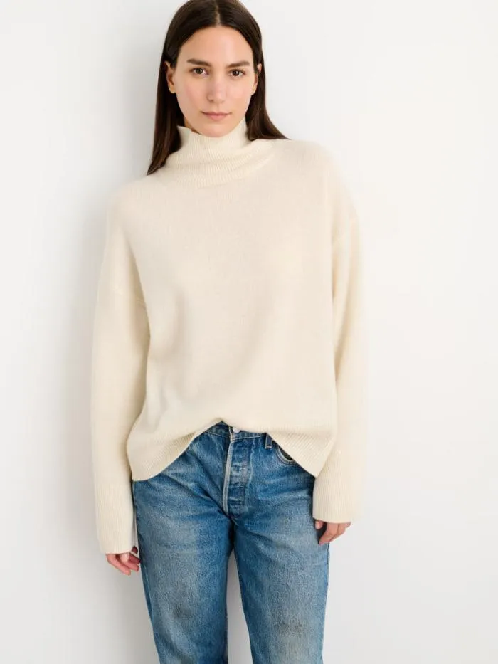 Alex Mill Sweaters Cecile Turtleneck In Cashmere Ivory 8211 Women
