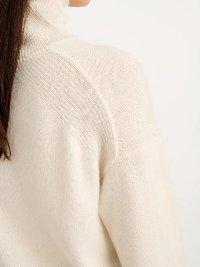 Alex Mill Sweaters Cecile Turtleneck In Cashmere Ivory 8211 Women