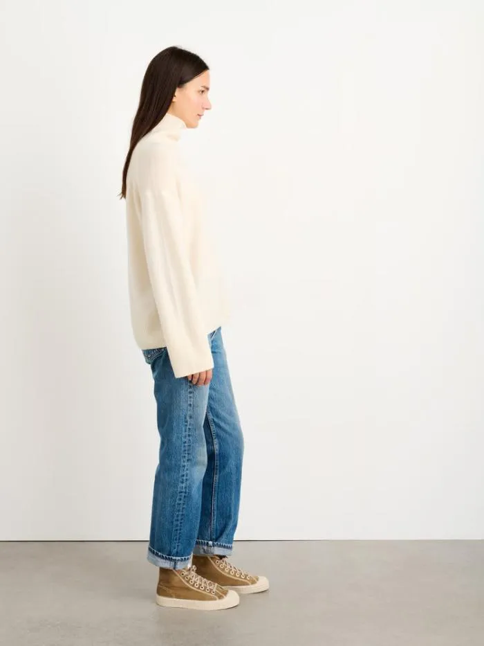Alex Mill Sweaters Cecile Turtleneck In Cashmere Ivory 8211 Women