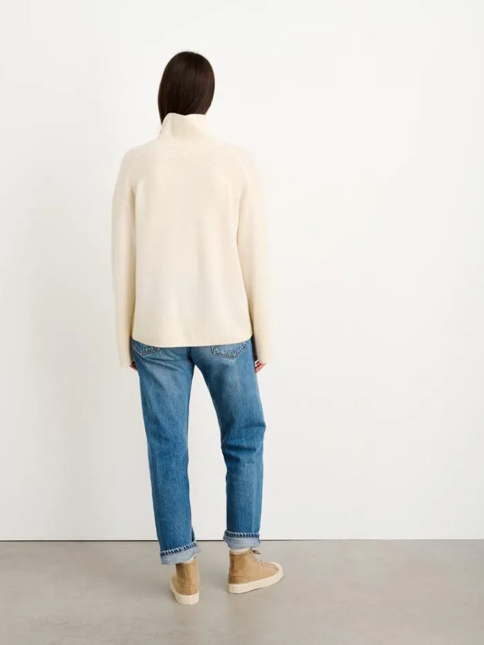 Alex Mill Sweaters Cecile Turtleneck In Cashmere Ivory 8211 Women