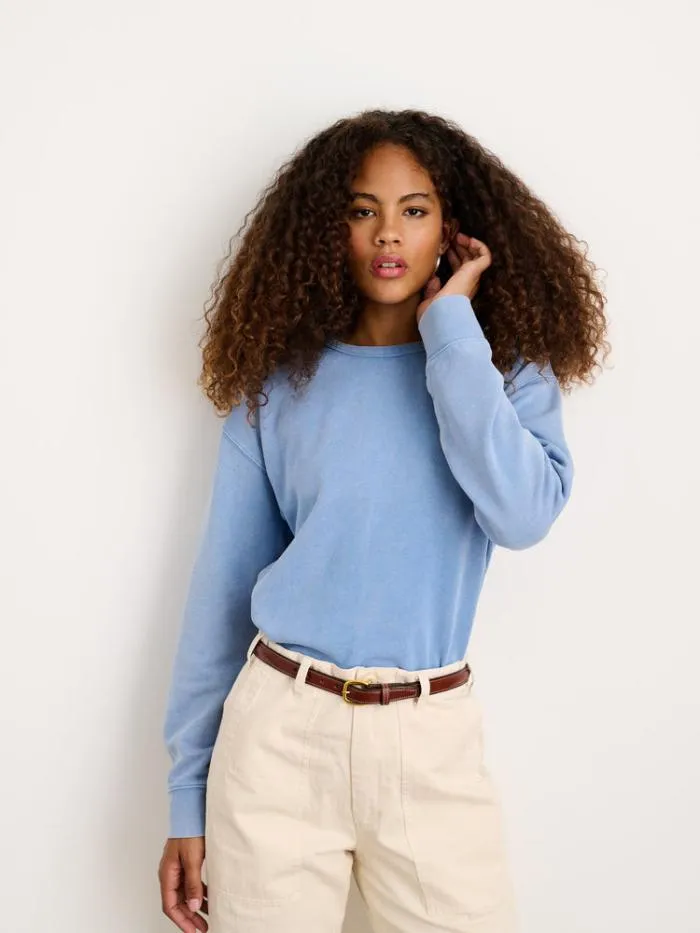 Alex Mill Sweaters Frankie Sweatshirt In Vintage Wash Coastal 8211 Women Alex Mill Sweaters Frankie Sweatshirt In Vintage Wash Coastal 8211 Women