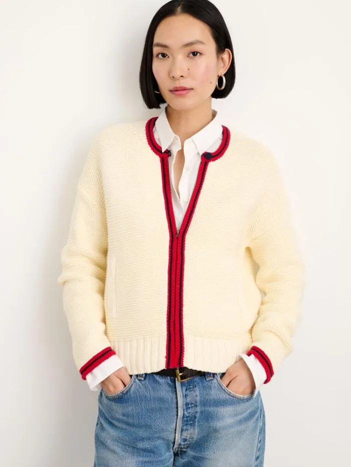 Alex Mill Sweaters Fred Zip Cardigan In Cotton 8211 Women