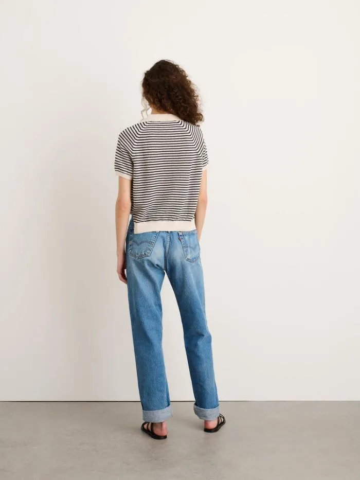 Alex Mill Sweaters Zoe Polo Sweater In Stripe 8211 Women