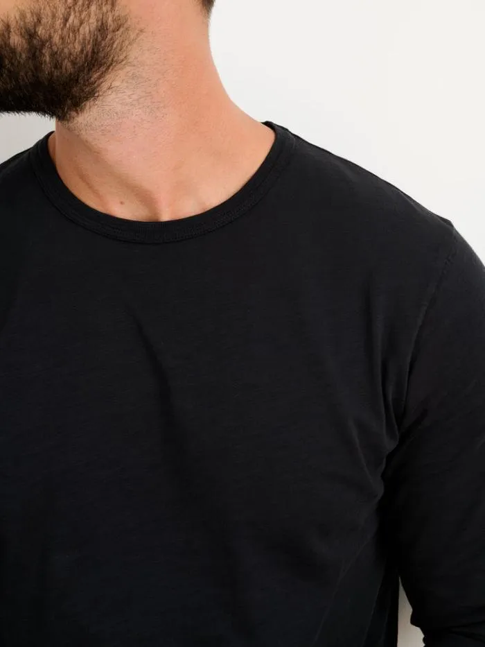 Alex Mill Tees Polos Standard Long Sleeve TShirt In Slub Cotton Black 8211 Men Alex Mill Tees Polos Standard Long Sleeve TShirt In Slub Cotton Black 8211 Men