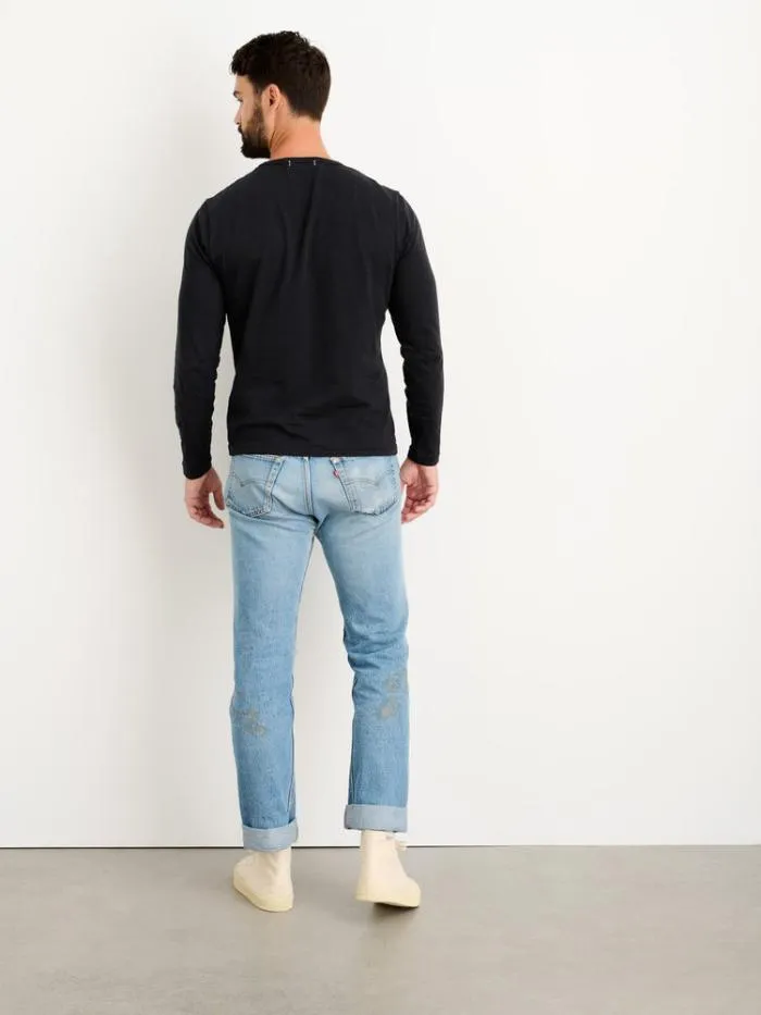 Alex Mill Tees Polos Standard Long Sleeve TShirt In Slub Cotton Black 8211 Men Alex Mill Tees Polos Standard Long Sleeve TShirt In Slub Cotton Black 8211 Men