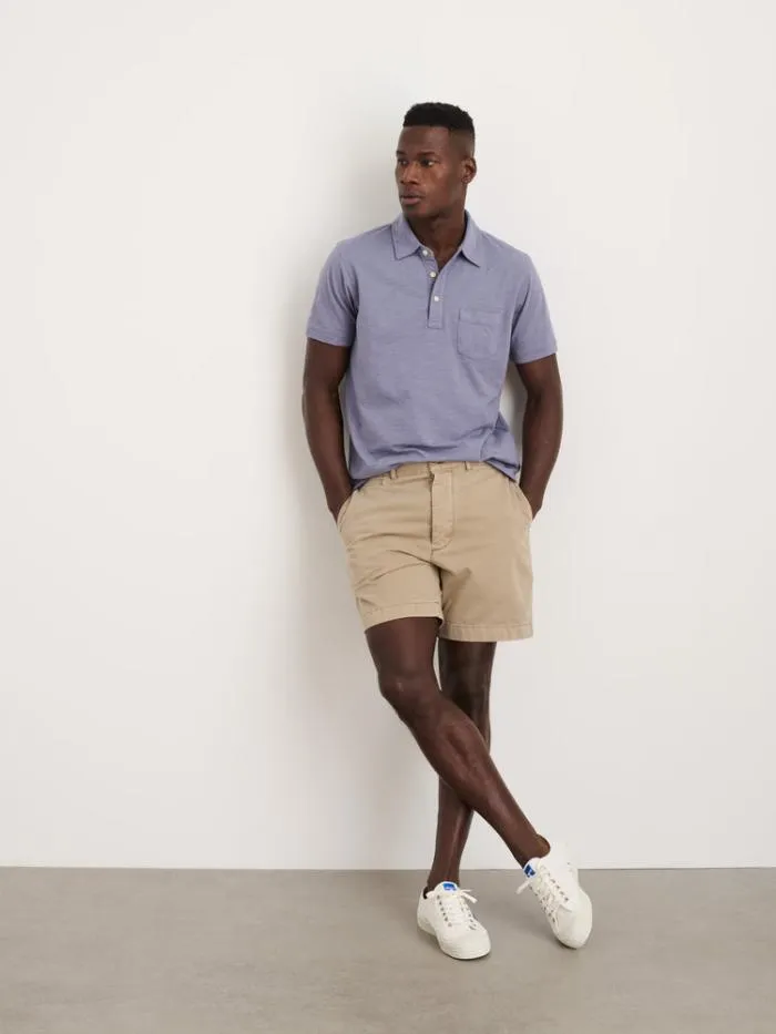 Alex Mill Tees Polos Standard Slub Cotton Polo Ceil Blue 8211 Men