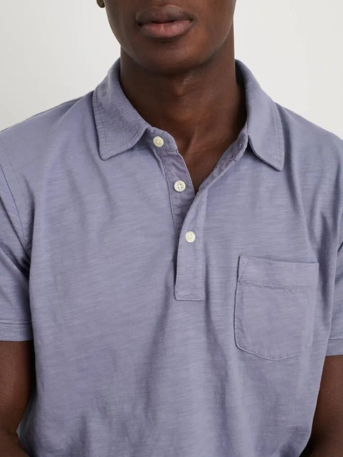 Alex Mill Tees Polos Standard Slub Cotton Polo Ceil Blue 8211 Men