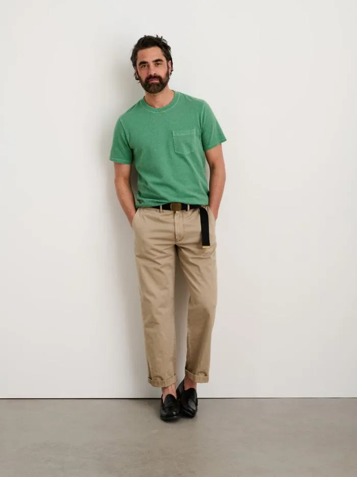 Alex Mill Tees Polos Vintage Wash Pocket Tee Pine Green 8211 Men