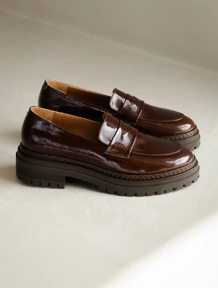 Amalia Ganache Women Bobbies Loafers and Derbies Amalia Ganache Women Bobbies Loafers and Derbies