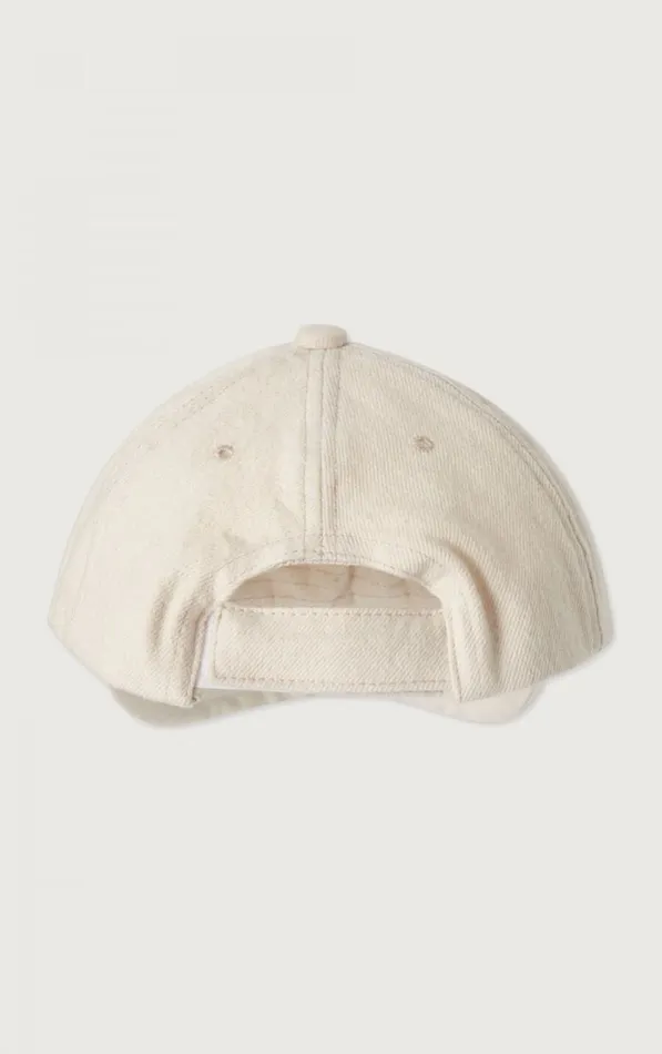 American Vintage Beanies and Caps WomenMen Cap Spywood Ecru American Vintage Beanies and Caps WomenMen Cap Spywood Ecru