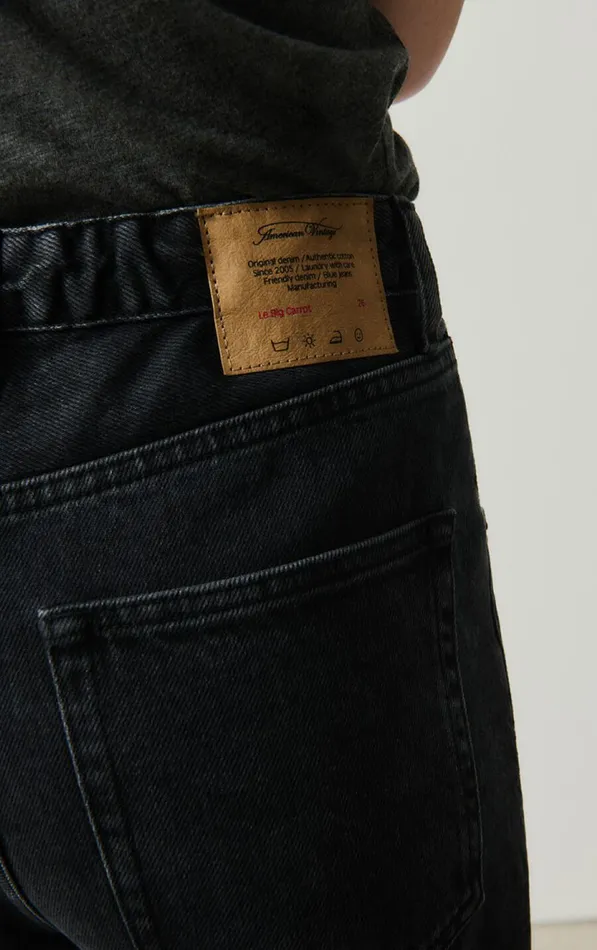 American Vintage Jeans Women Big Carrot Jeans Yopday Black Salt And Pepper American Vintage Jeans Women Big Carrot Jeans Yopday Black Salt And Pepper