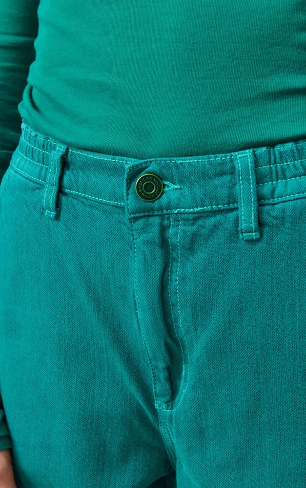 American Vintage Jeans Women Long Jeans Nyolow Overdyed Emerald American Vintage Jeans Women Long Jeans Nyolow Overdyed Emerald