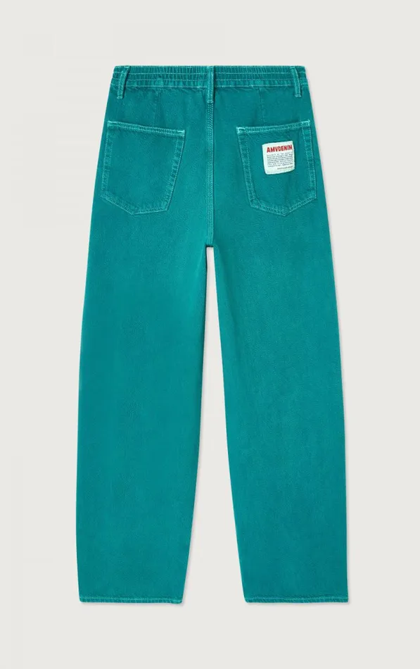 American Vintage Jeans Women Long Jeans Nyolow Overdyed Emerald American Vintage Jeans Women Long Jeans Nyolow Overdyed Emerald