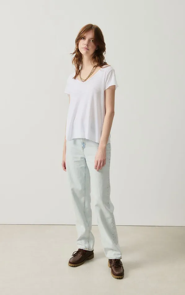 American Vintage Jeans Women Straight Leg Jeans Joybird Winter Bleached American Vintage Jeans Women Straight Leg Jeans Joybird Winter Bleached
