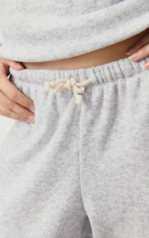 American Vintage Joggers and Leggings Women Joggers Evona Melange Light Grey