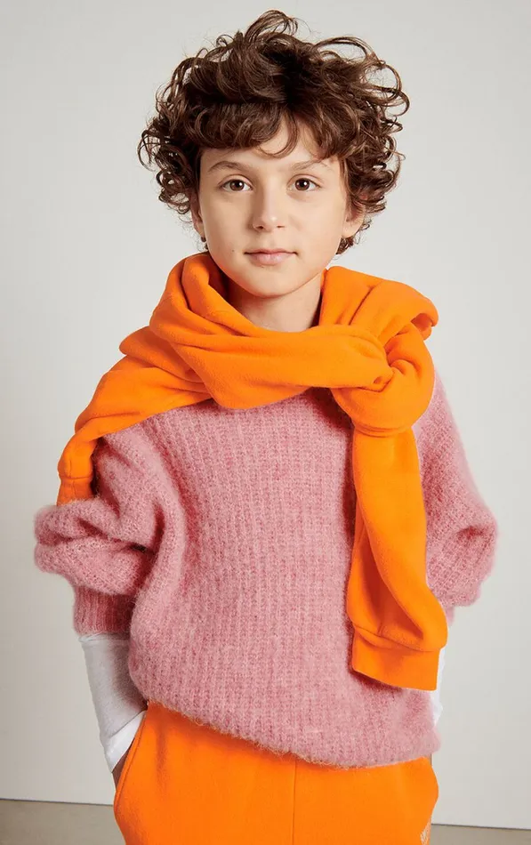 American Vintage Jumpers and Cardigans Kids Jumper East Orchid Melange