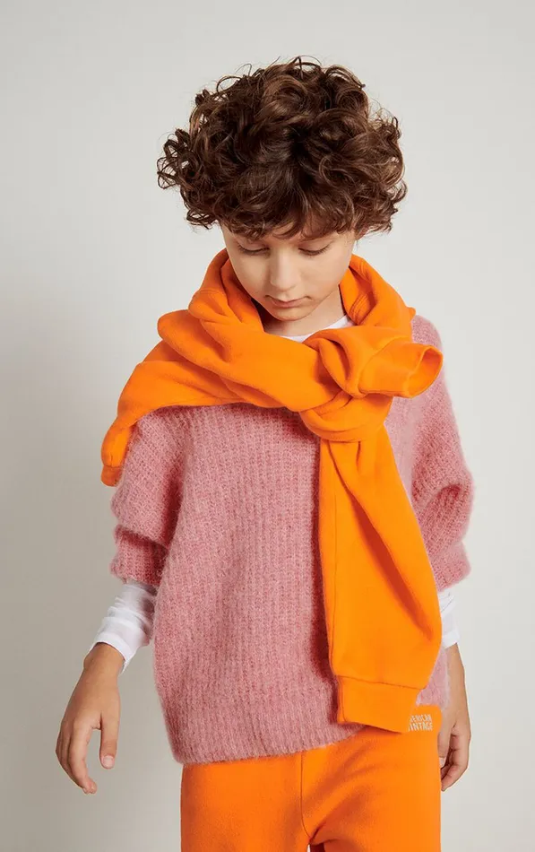 American Vintage Jumpers and Cardigans Kids Jumper East Orchid Melange American Vintage Jumpers and Cardigans Kids Jumper East Orchid Melange