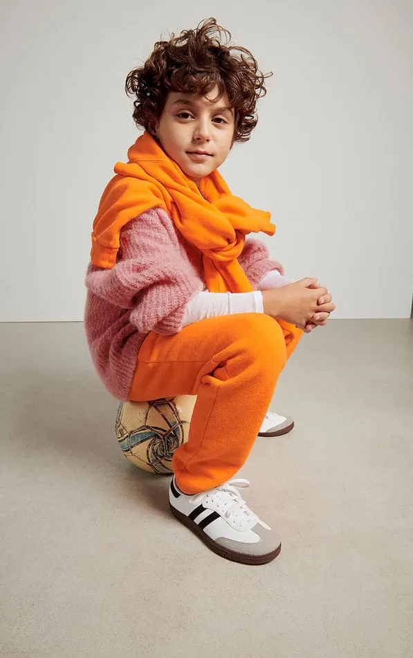 American Vintage Jumpers and Cardigans Kids Jumper East Orchid Melange American Vintage Jumpers and Cardigans Kids Jumper East Orchid Melange