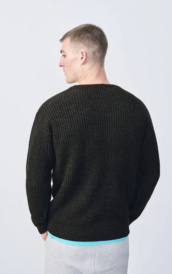 American Vintage Jumpers and Cardigans Men Jumper Crashway Charcoal