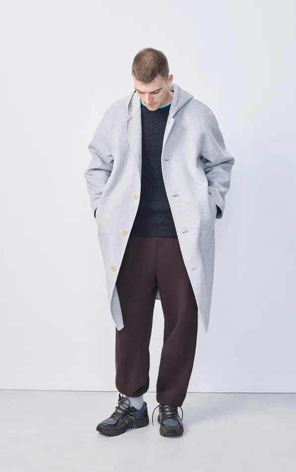 American Vintage Jumpers and Cardigans Men Jumper Crashway Charcoal