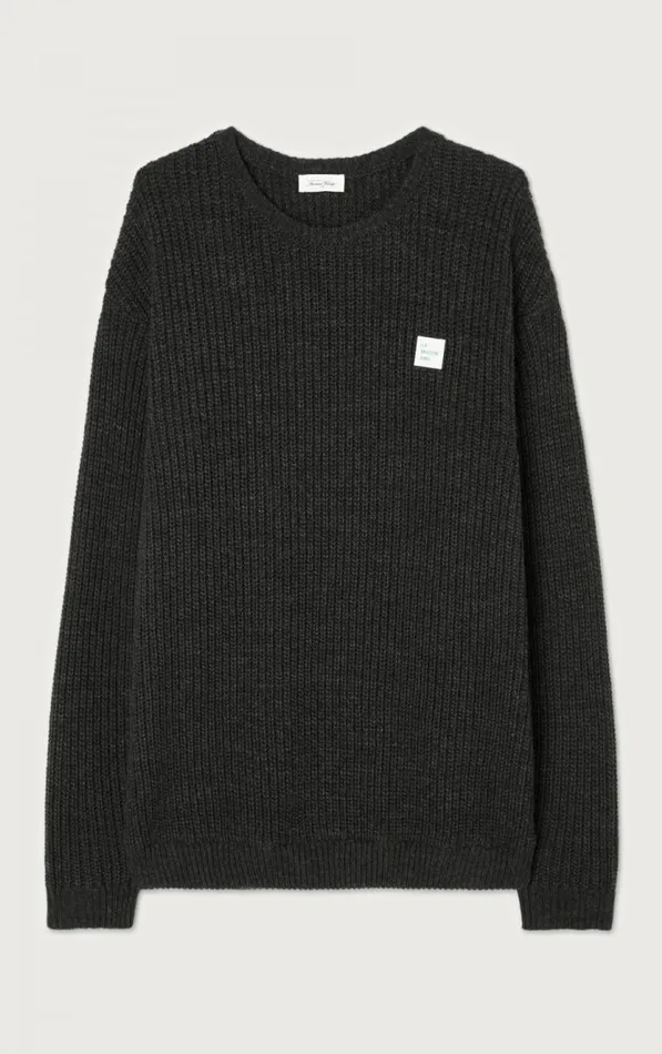 American Vintage Jumpers and Cardigans Men Jumper Crashway Charcoal