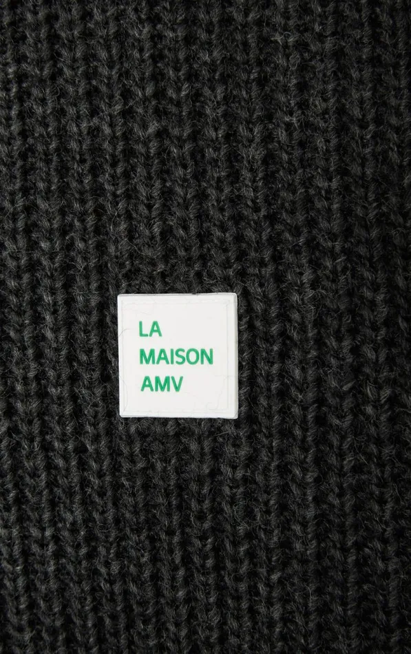 American Vintage Jumpers and Cardigans Men Jumper Crashway Charcoal
