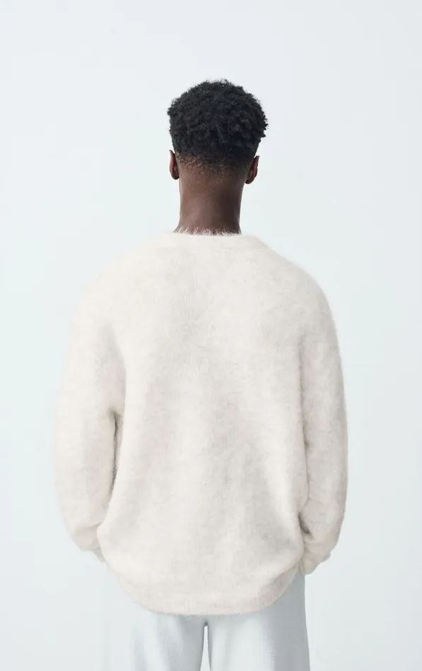 American Vintage Jumpers and Cardigans Men Jumper Nuny Polar Melange American Vintage Jumpers and Cardigans Men Jumper Nuny Polar Melange