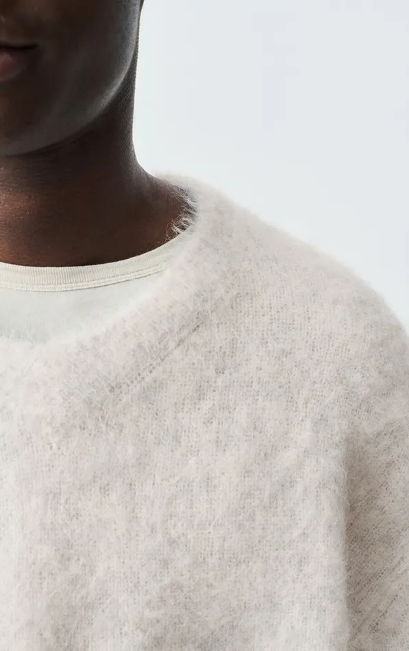 American Vintage Jumpers and Cardigans Men Jumper Nuny Polar Melange American Vintage Jumpers and Cardigans Men Jumper Nuny Polar Melange