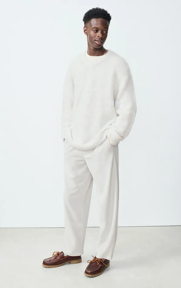 American Vintage Jumpers and Cardigans Men Jumper Nuny Polar Melange American Vintage Jumpers and Cardigans Men Jumper Nuny Polar Melange