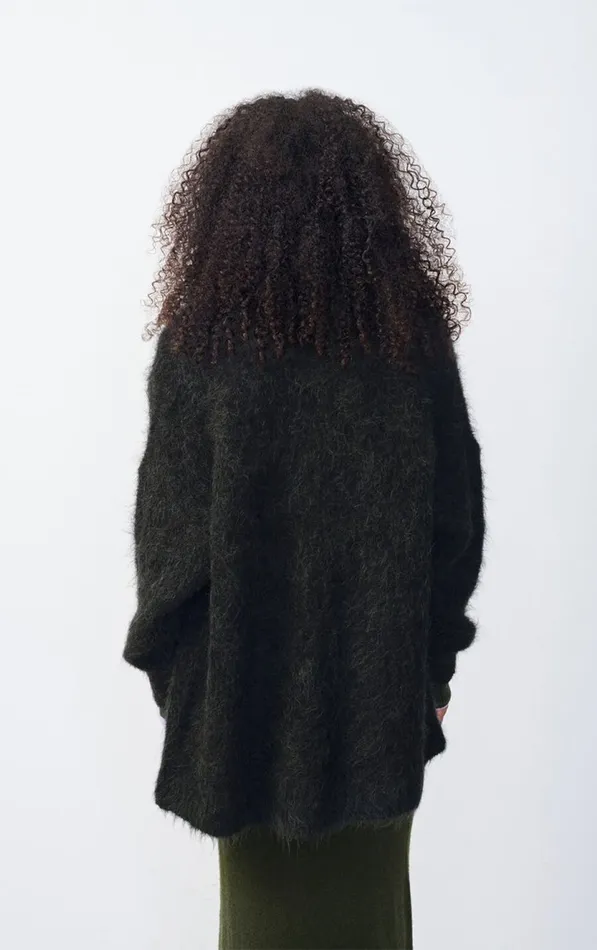American Vintage Jumpers and Cardigans Women Cardigan Bymi Carbon Melange
