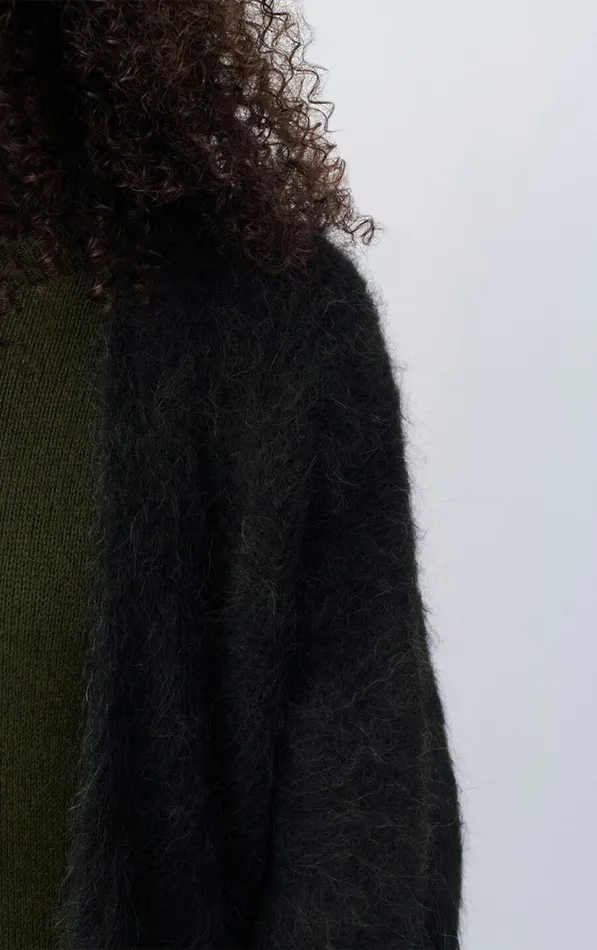 American Vintage Jumpers and Cardigans Women Cardigan Bymi Carbon Melange