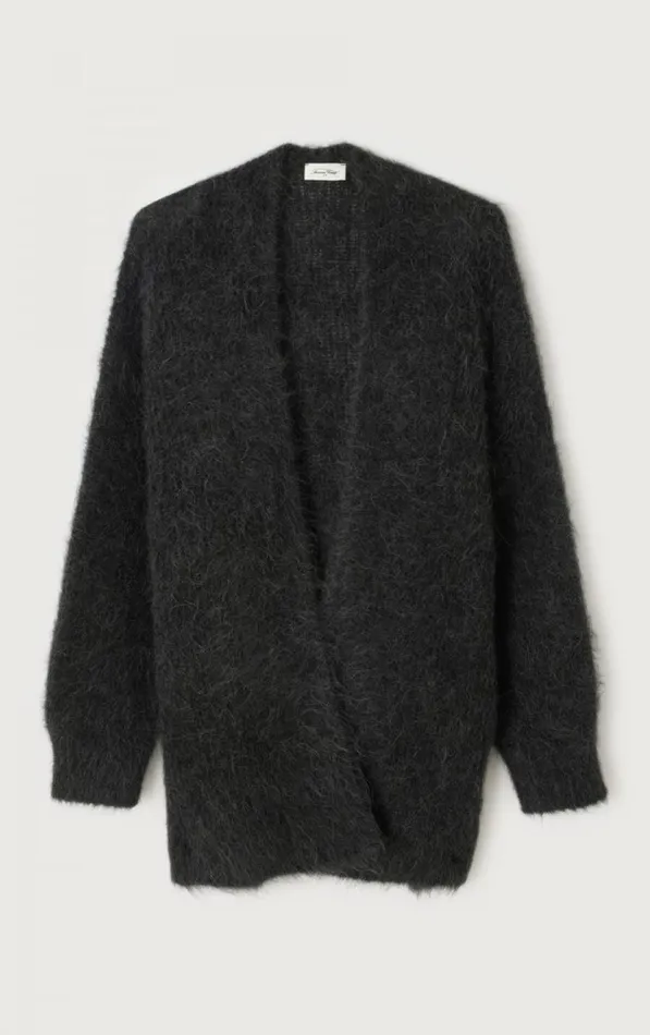 American Vintage Jumpers and Cardigans Women Cardigan Bymi Carbon Melange