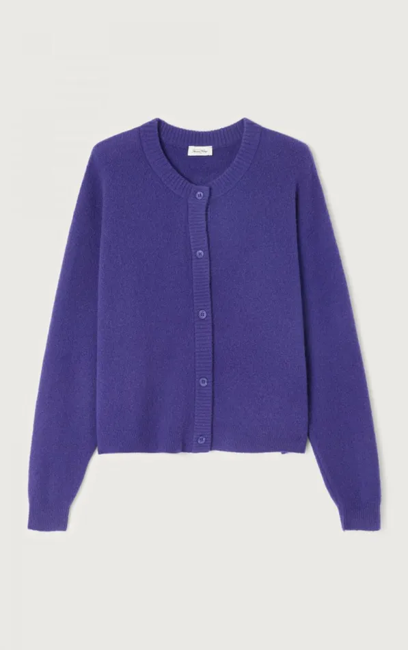 American Vintage Jumpers and Cardigans Women Cardigan Damsville Purple Melange